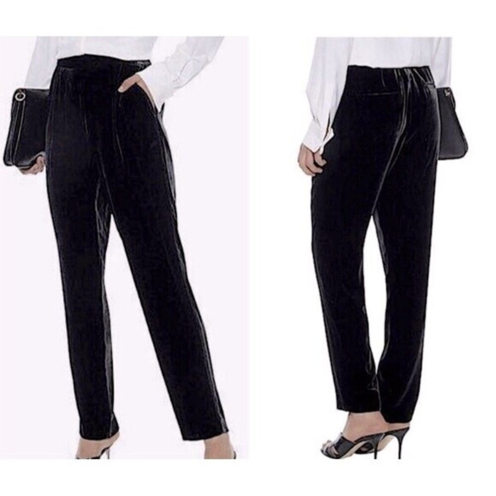 Vince Classic Black Straight Leg Trousers